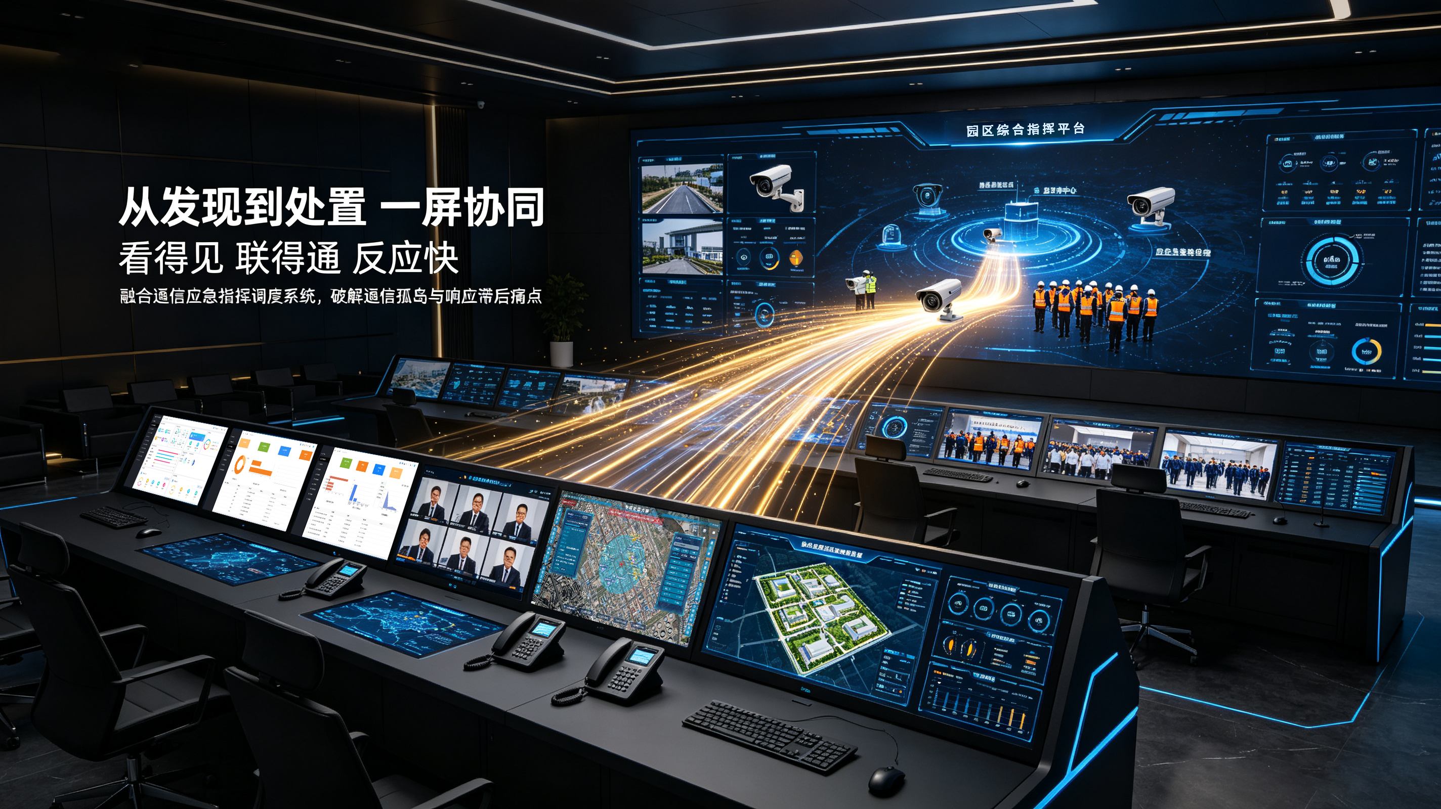 讯一科技智慧园区融合通信应急指挥解决方...
